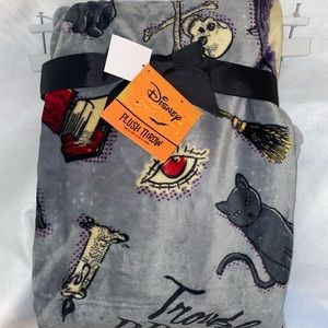 Disney Hocus Pocus Sanderson Sisters Fleece Throw Blanket 50x70 Halloween🧡🖤🧡
